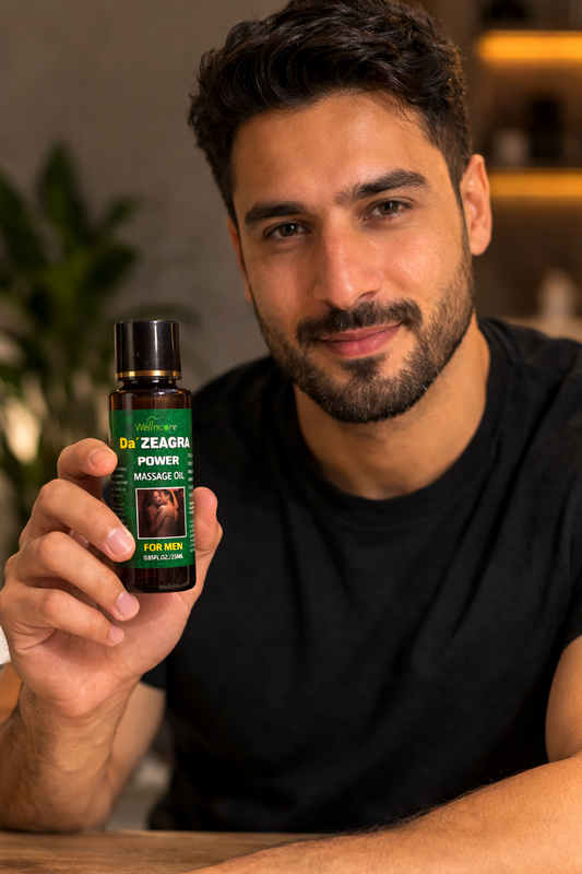 Da’ ZEAGRA Power Massage Oil for Men – Herbal Stamina & Performance Support Oil (25ML)