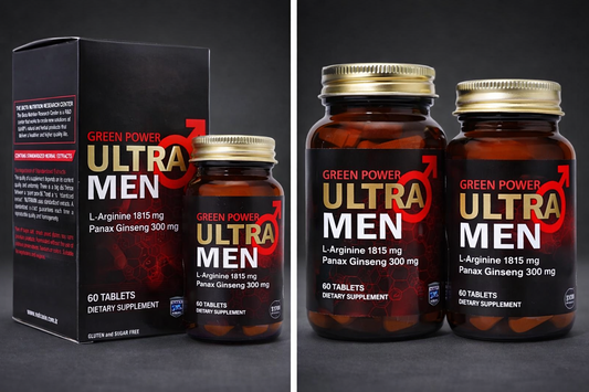 Ultra Men Herbal Power Formula – Natural Strength, Energy & Vitality Support (60 Tablets)