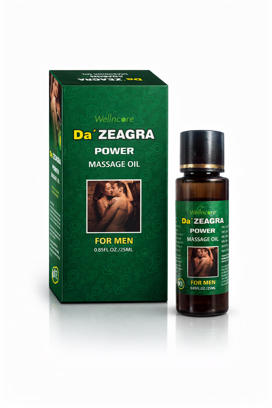 Da’ ZEAGRA Power Massage Oil for Men – Herbal Stamina & Performance Support Oil (25ML)