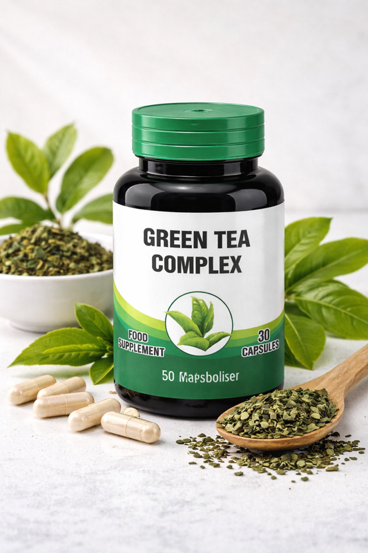 Green Tea Complex – Natural Herbal Capsules for Fat Metabolism & Daily Wellness (30 Capsules)